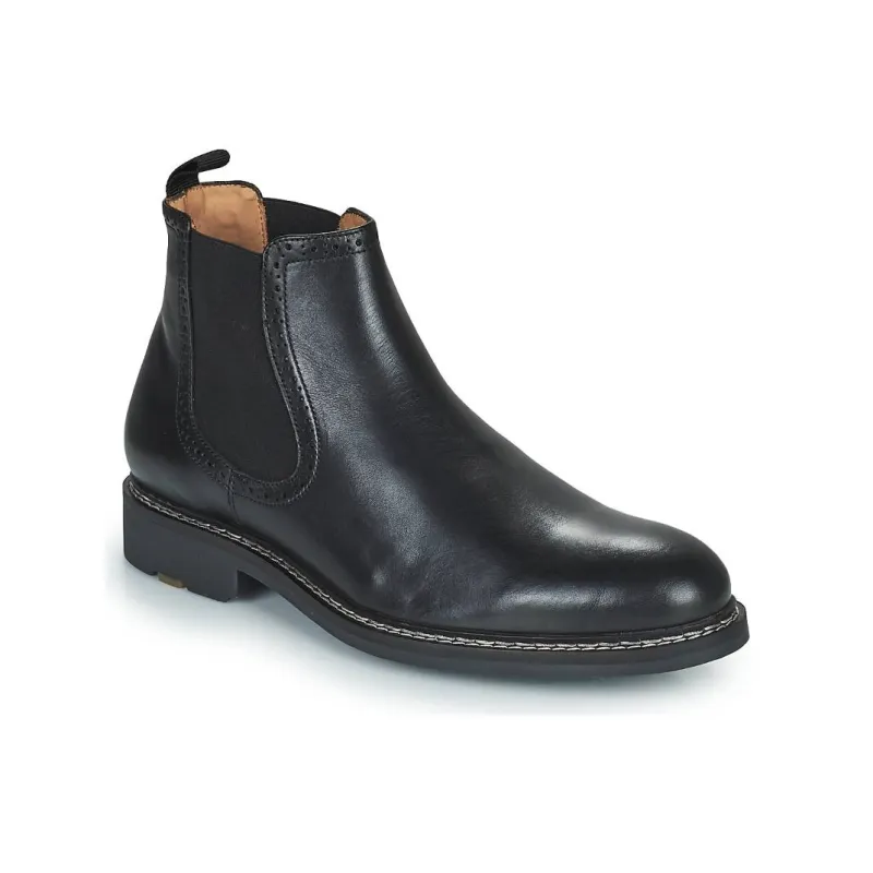 PELLET Short Chelsea Boots 3cm Men's Black-2