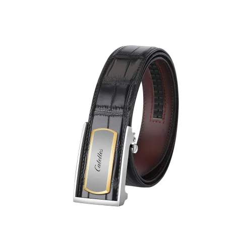 CATELLES Crocodile Leather Leather Belts Men's 3.5cm