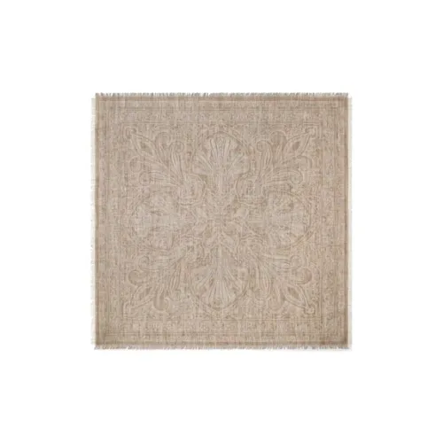 Loro Piana Cashmere Mulberry Silk Knit Scarves Women's Fossil Greige