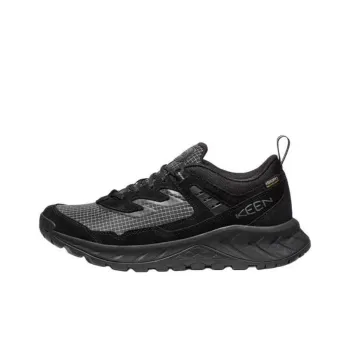 KEEN Anti Slip Wear Resistant Low Top Hiking Shoes Men's Black Gray