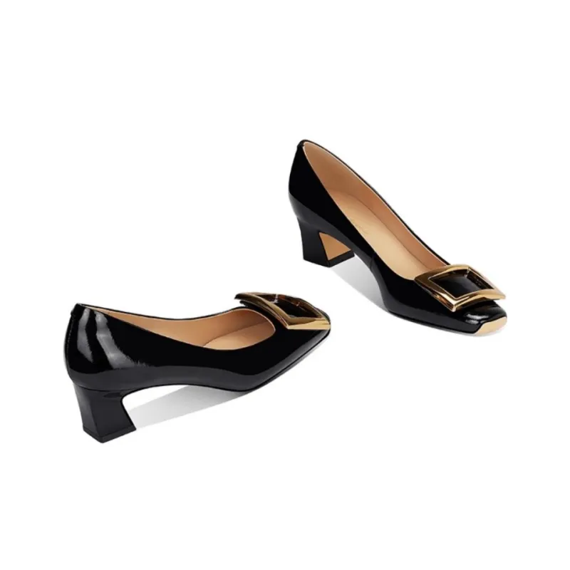 JESSICA SOPHIA Block Heel High Heels 4.5cm Women's-1