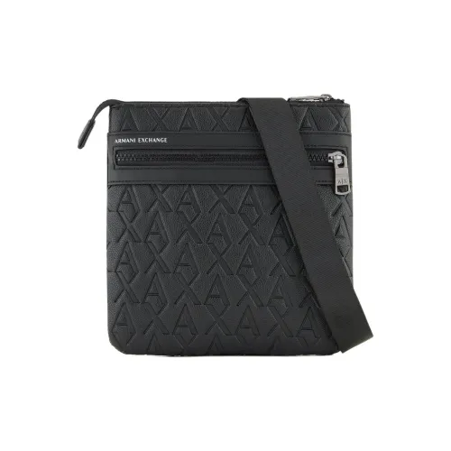 ARMANI EXCHANGEAE Polyester Messenger Bag, Crossbody Bag, Shoulder Bag Men's Black