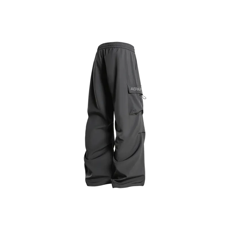 SWAMP AREA Casual Pants Unisex Black-6