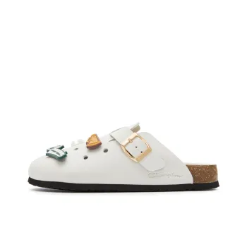 Champion EVA Rubber Sole Wrap toe Slippers Unisex Floating Rock Gray/Champagne Gold
