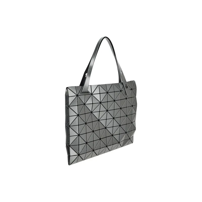 ISSEY MIYAKE PVC Tote Bag Shopping Bag Handbag Women's Silver-1