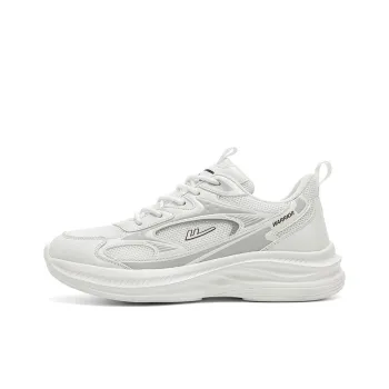 Warrior Cushioning Height Increasing Abrasion Resistant Lightweight Breathable Low Top Sports Running Shoes Men's