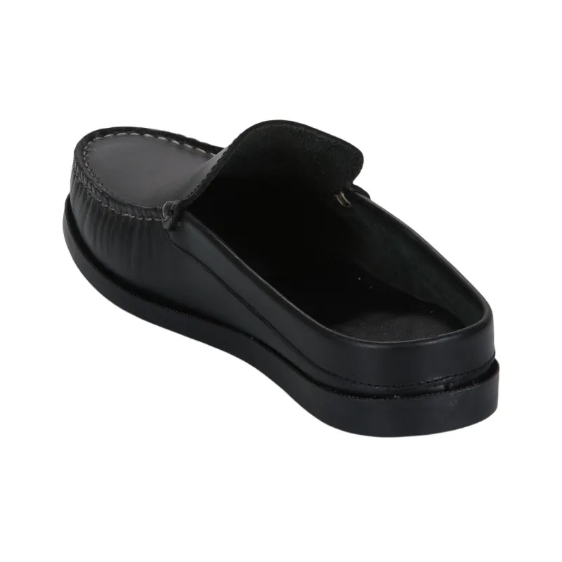 PELLET Slip Resistant Wrap toe Slippers Men's Black-4