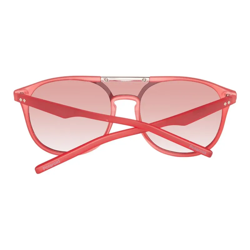 Polaroid Acetate Aviator Sunglasses Unisex Red-2