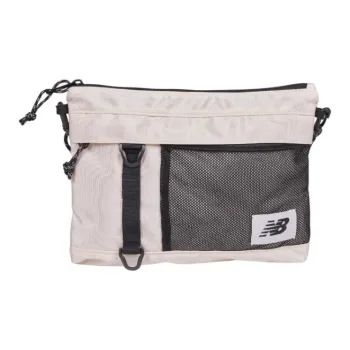 New Balance Linen Crossbody Bag Shoulder Bag Small Size Unisex Ecru