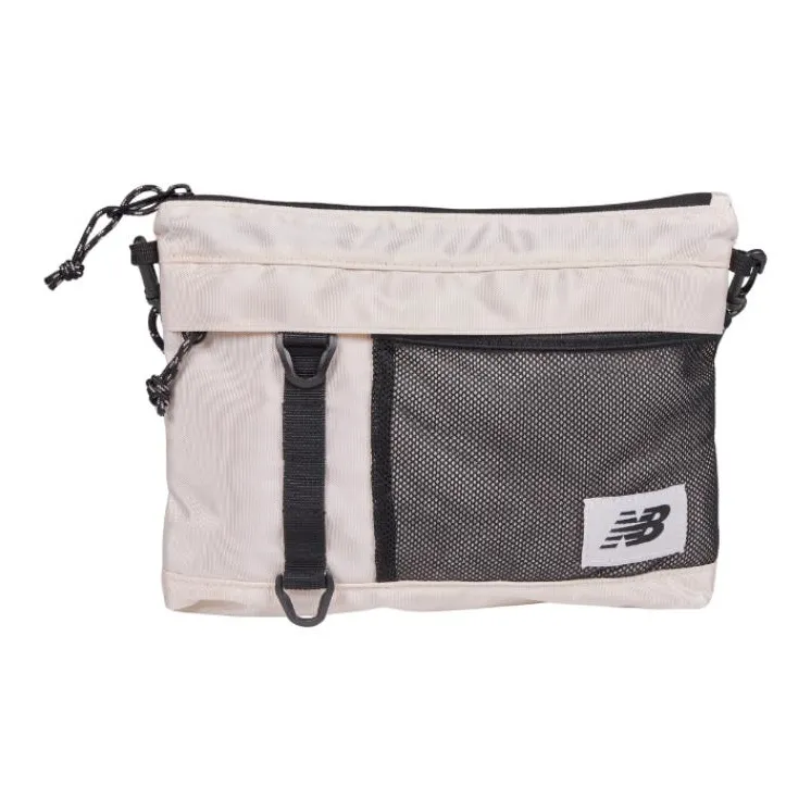 New Balance Linen Crossbody Bag, Shoulder Bag Trumpets Unisex Ecru-0