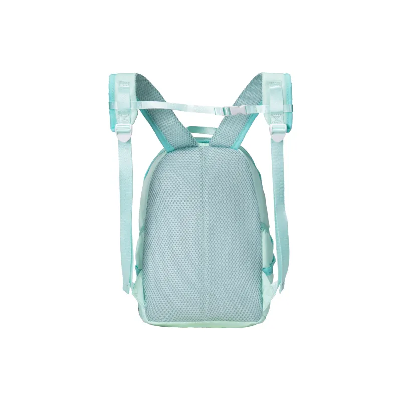 QRST Polyester Backpack Unisex Gray/Pink-24