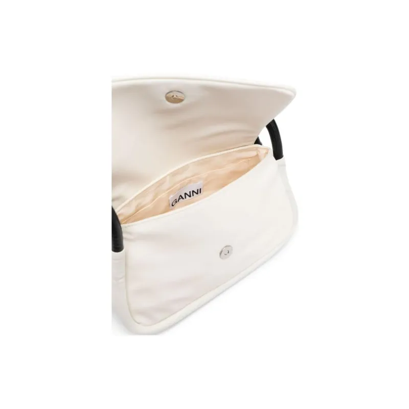 GANNI Knot Flap Over Tote Bag-3