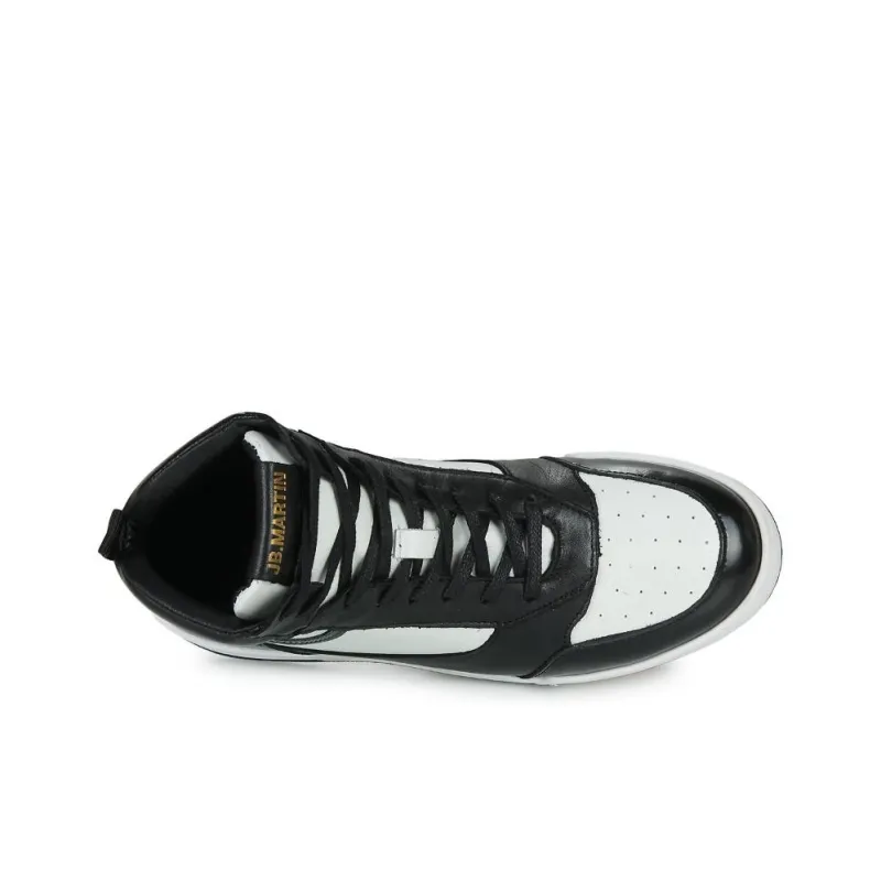JB MARTIN Hurrel High Top Skateboard Shoes Women's Black White-5