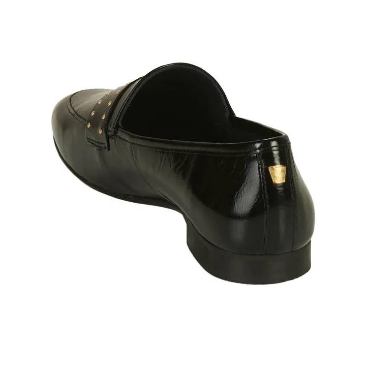JB MARTIN FRANCHE ROCK Loafers 2cm Women's Black-4
