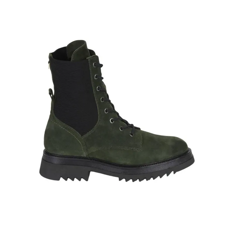 JB MARTIN Ophelie Short Chelsea Boots Women's Green-1