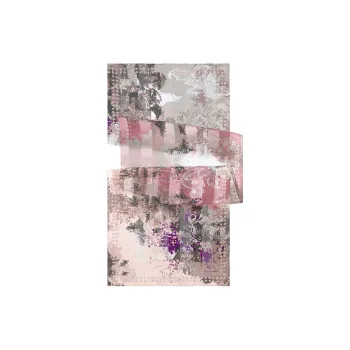 MARJAKURKI Satin Brocade Silk Scarves Women's