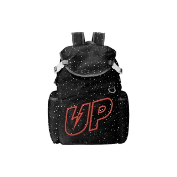 TURN UP Polyester Backpack Laptop Bags Unisex Black