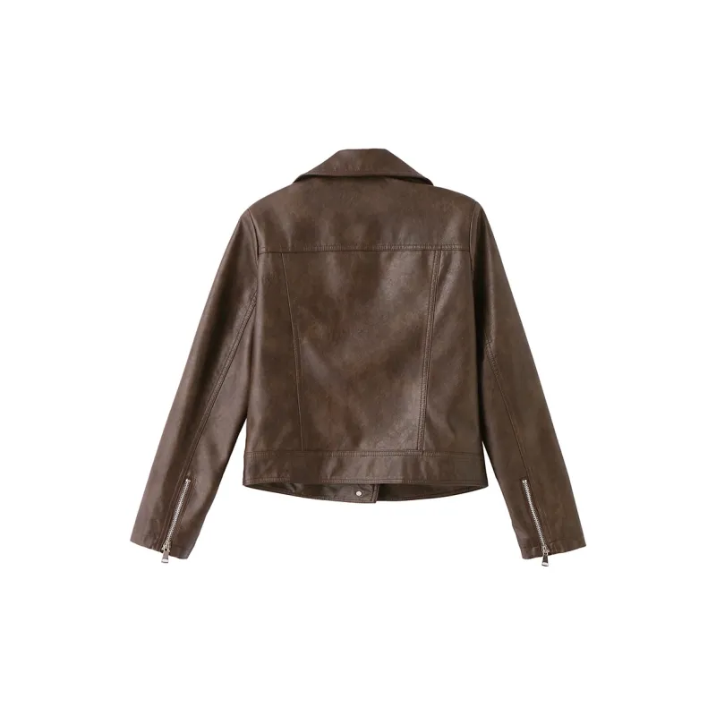 Yi Mengyuan Leather Jacket Women's-1