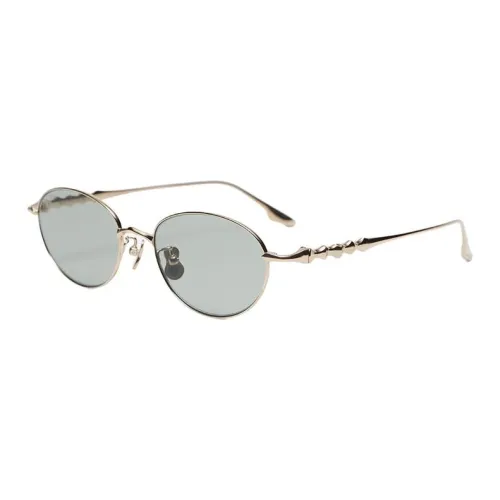 MuHou Β Titanium Oval Sunglasses Unisex