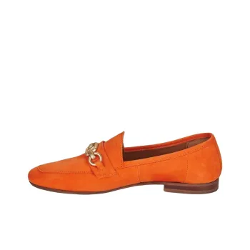 JB MARTIN FRANCHE BIJOU Loafers 2cm Women's Orange