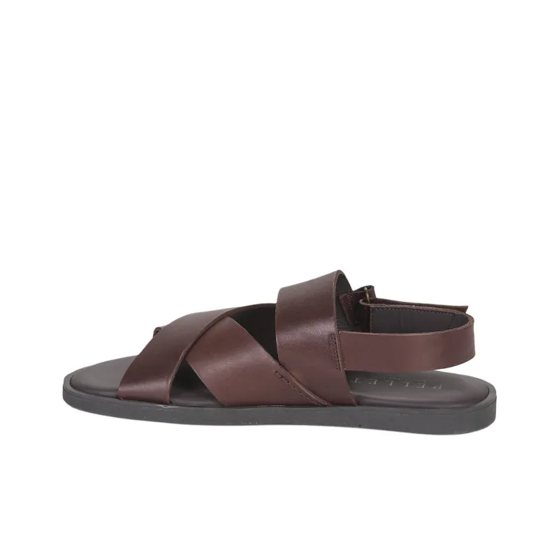 PELLET ANGEL Roman Sandals Men's Brown-1