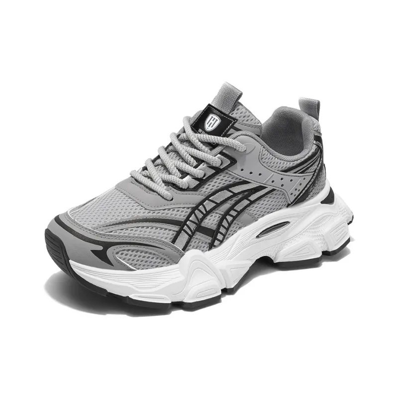 HACKBUTEER Low-Top Chunky Sneakers Men's Box Included-8