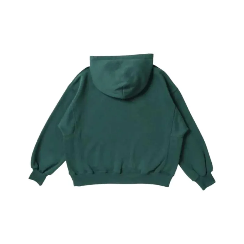 Converse CHENILLE SWEAT HOODIE Sweatshirt Women's Dark Green-1
