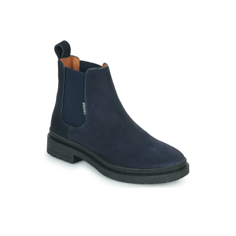PELLET JUNE Short Chelsea Boots Men's Marine Blue-2