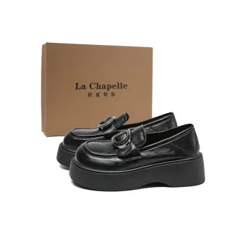 La Chapelle Loafers 4.8cm Women's Black