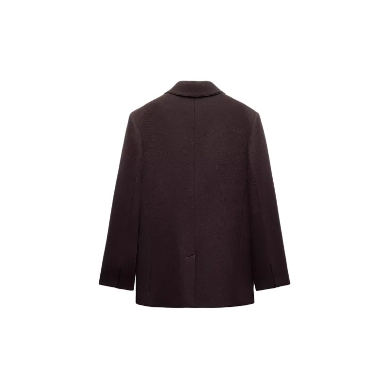 ZARA ZW Series Business Suit Women's Brown-1