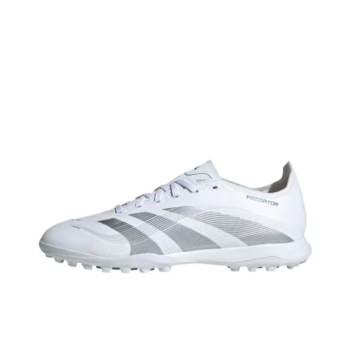 Adidas PREDATOR LEAGUE TF Rubber Broken Studs Anti Slip Wear Resistant Soccer Shoes Unisex White
