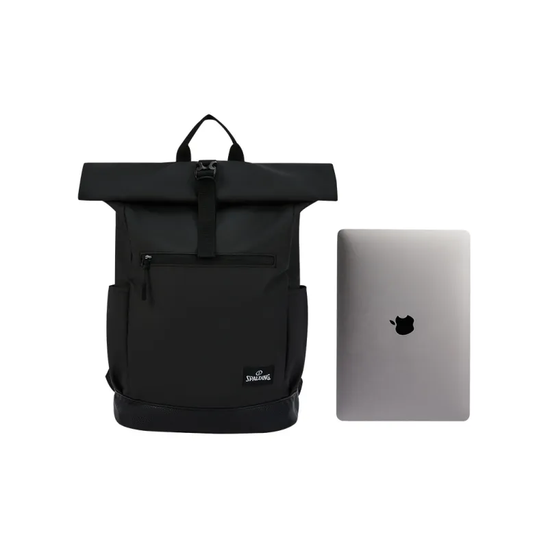 SPALDING Polyester Casual Backpack Unisex Black-3
