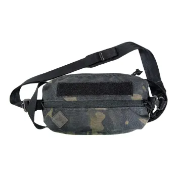 MAGFORCE Nylon Fanny Pack Men's Black Camouflage/Glue Black/Wax Black/Wax Brown
