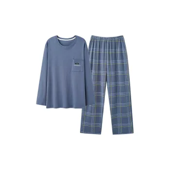 GOSO Pajama Set Men's Royal Blue
