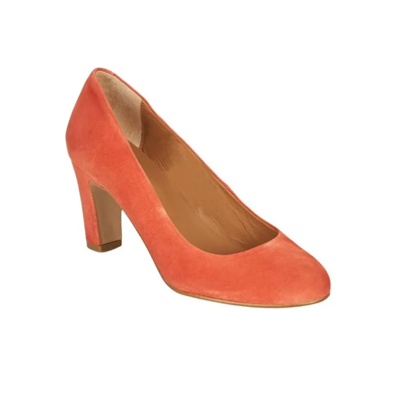 JB MARTIN Chunky Heel High Heels Women's Orange-2