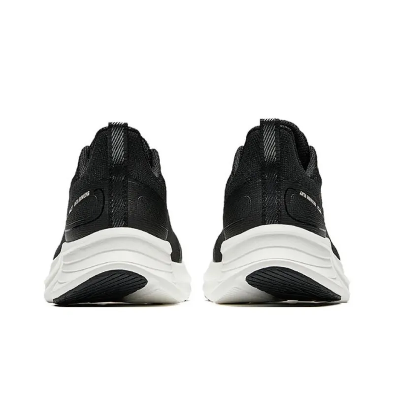 Anta Breathable Rebound Lightweight Low-Top Casual Running Shoes Women's Black White-3