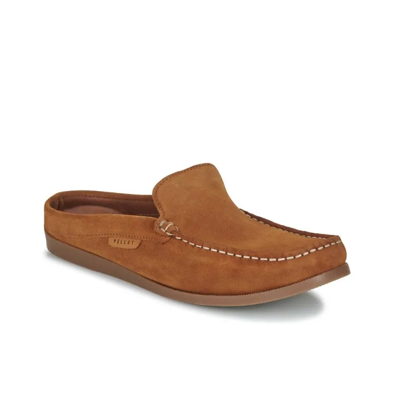 PELLET Abrasion Resistant Wrap toe Slippers Men's Brown-2