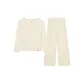 Clothing Sets-Egg Milk White