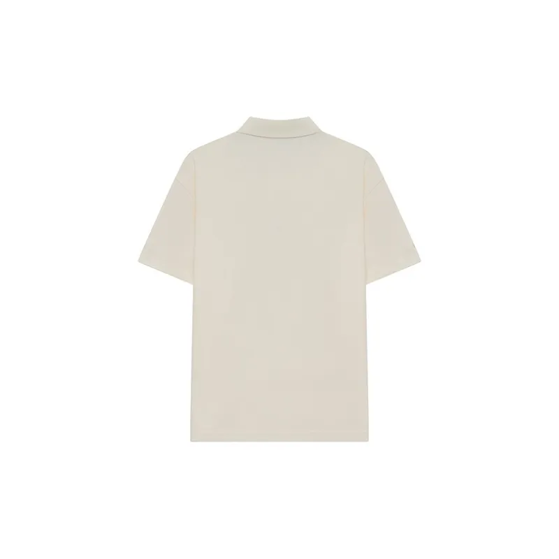 Teenie Weenie Men Evergreen Series Polo Shirt Unisex Ivory-1