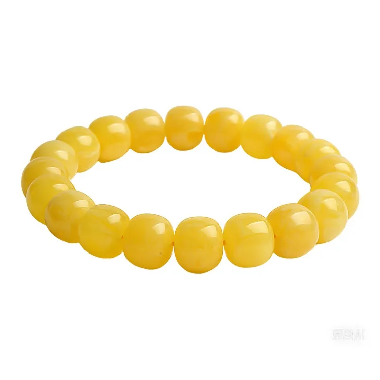 With The Heart Of The Jade Amber Bracelets Unisex-0
