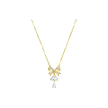 Heart Grass S925 Silver Necklaces Women's