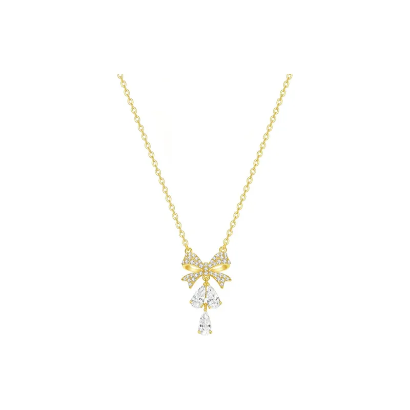 Heart Grass S925 Silver Necklaces Women's-0
