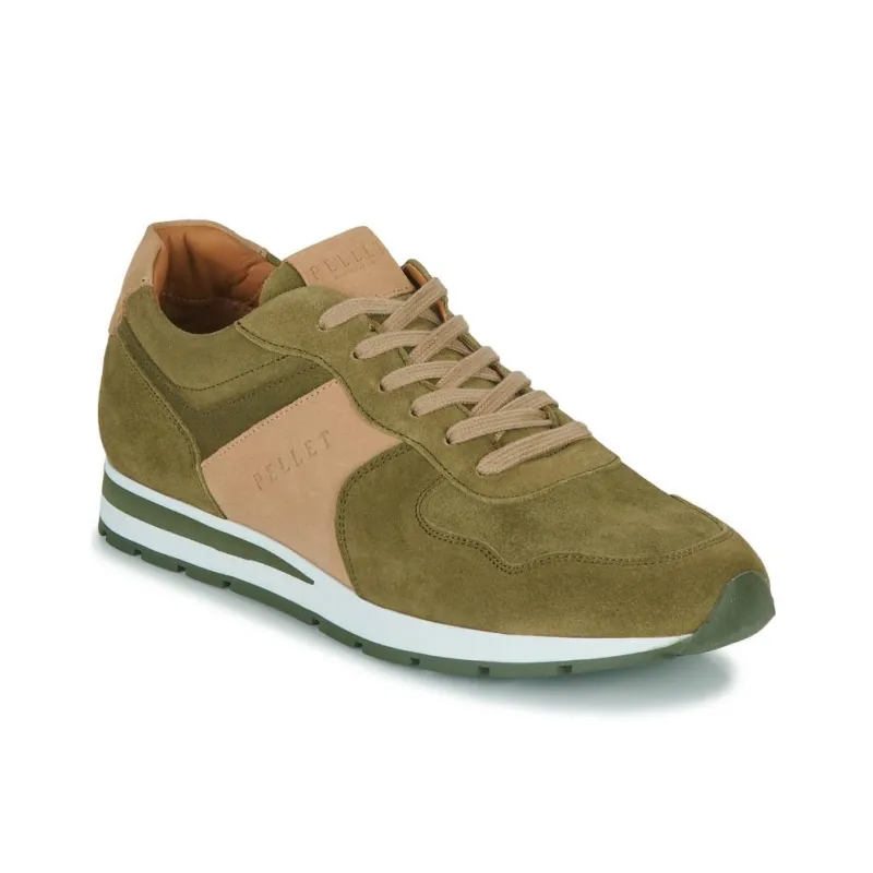 PELLET Wear-resistant And Lightweight Low-Top Casual Shoes Men's Khaki Green-2