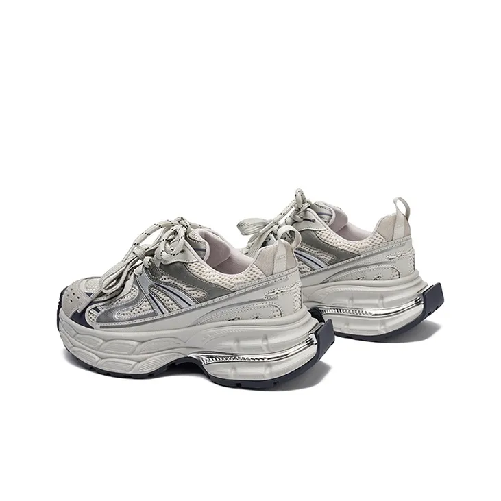 JOSINY Slip-Resistant Height Increasing Low-Top Chunky Sneakers Women's-3