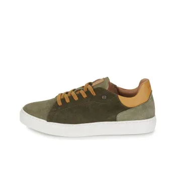 PELLET JOSEPH Low Top Skateboard Shoes Men's Khaki