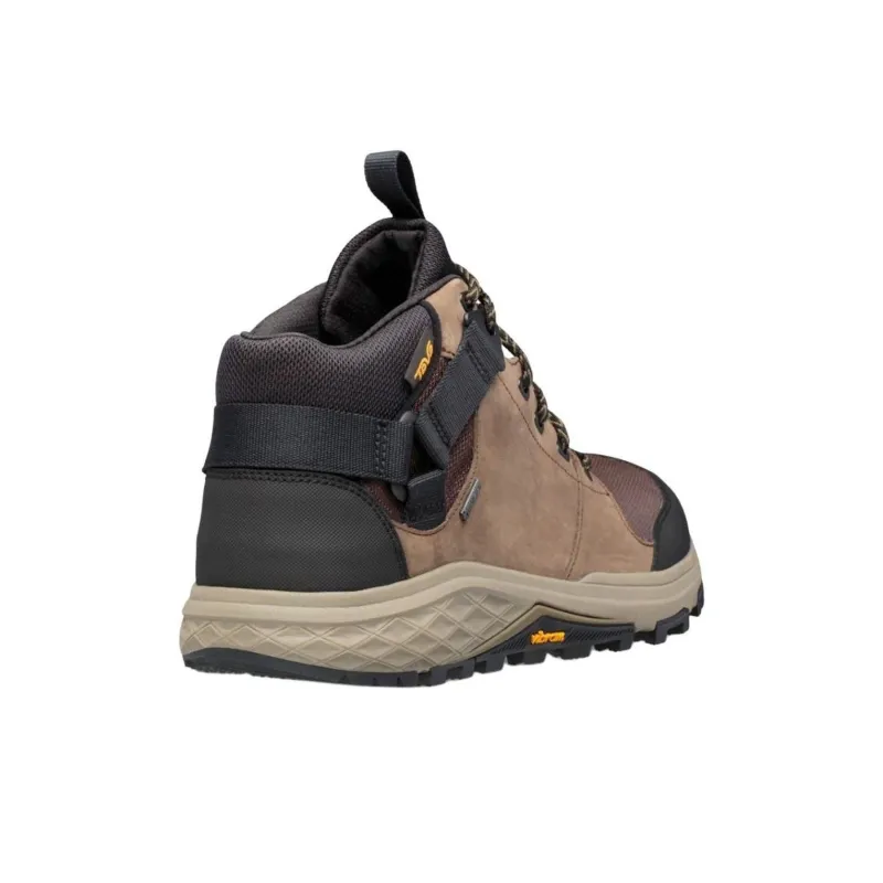 Teva Grandview Wear-resistant And Waterproof Mid-Top Trekking Shoes Men's Brown-3