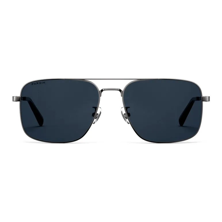 PARZIN Plate Alloy Frame Aviator Sunglasses Men's-4