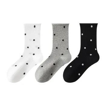 SHIWAJI Mid Calf Socks Women's Combo Set