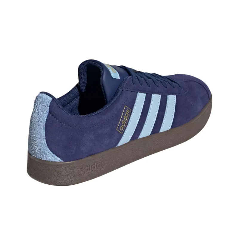 Adidas Neo VL Court 2.0 Low Top Skateboard Shoes Unisex Blue-3