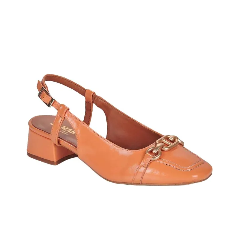 JB MARTIN Chunky Heel High Heels 3cm Women's Brown-2